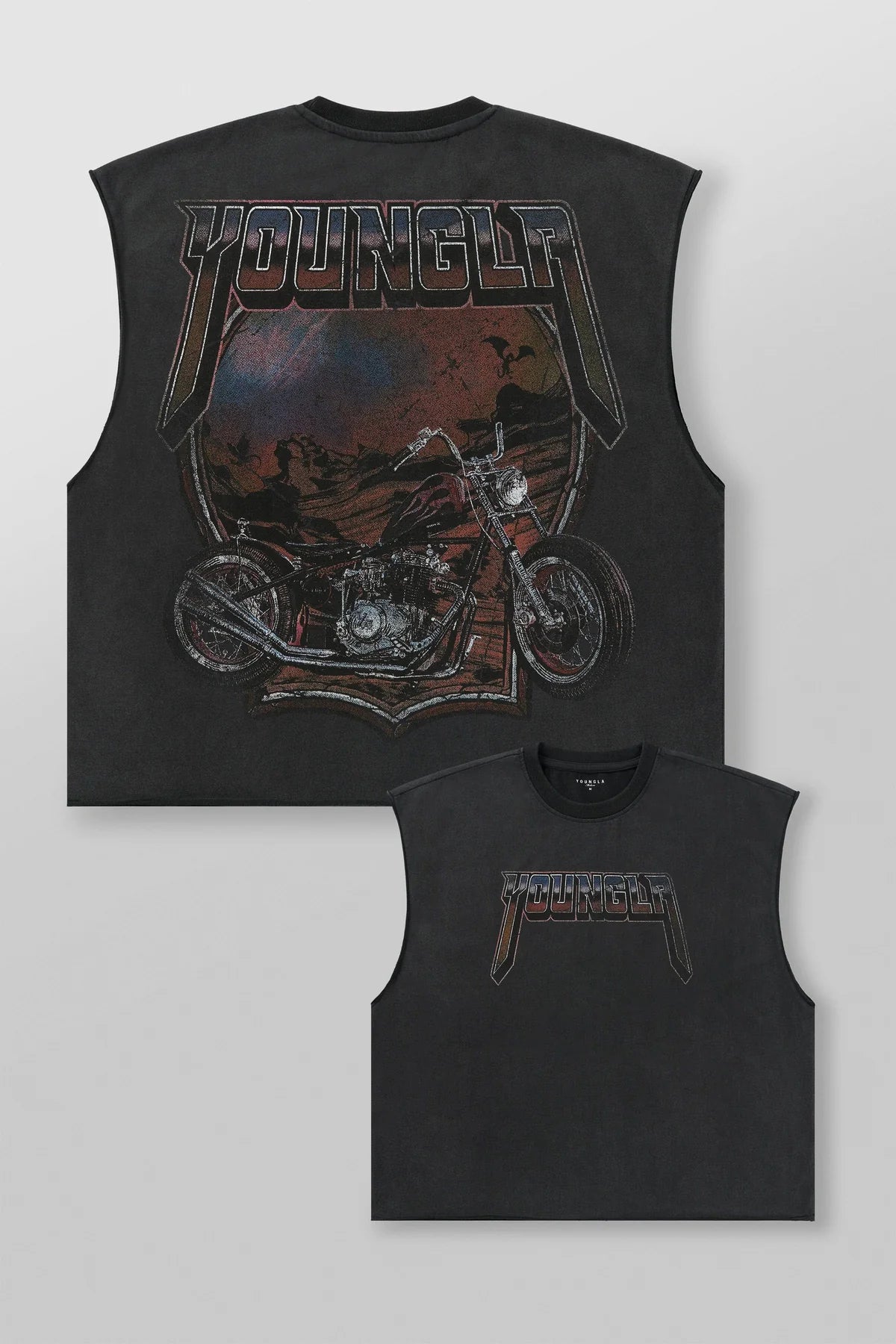 VINTAGE BIKER TANKS  - HOMBRE YOUNGLA