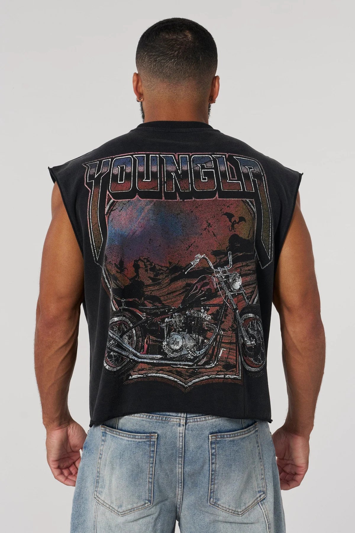 VINTAGE BIKER TANKS  - HOMBRE YOUNGLA