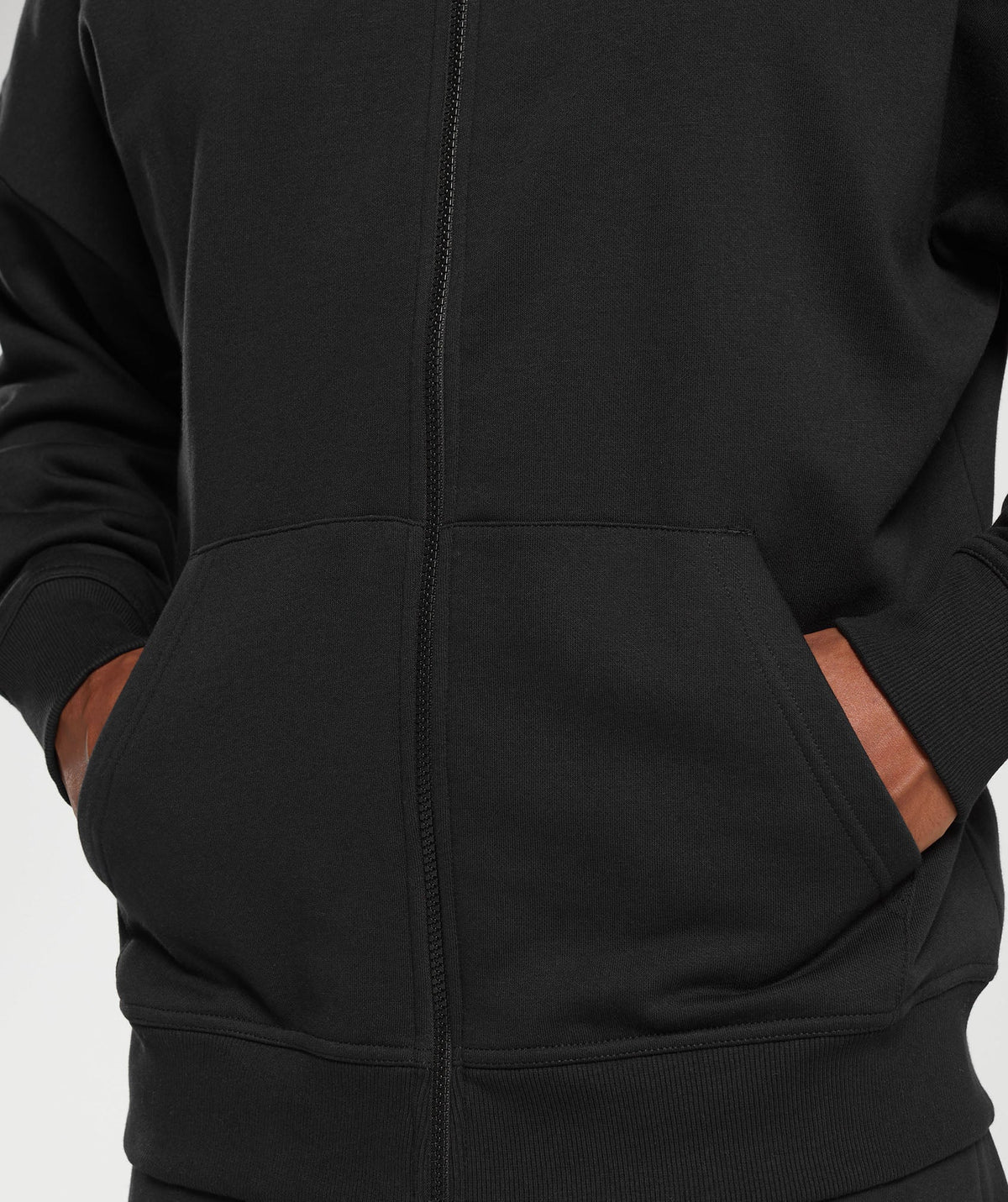 CREST OVERSIZED ZIP UP HOODIE - Hombre