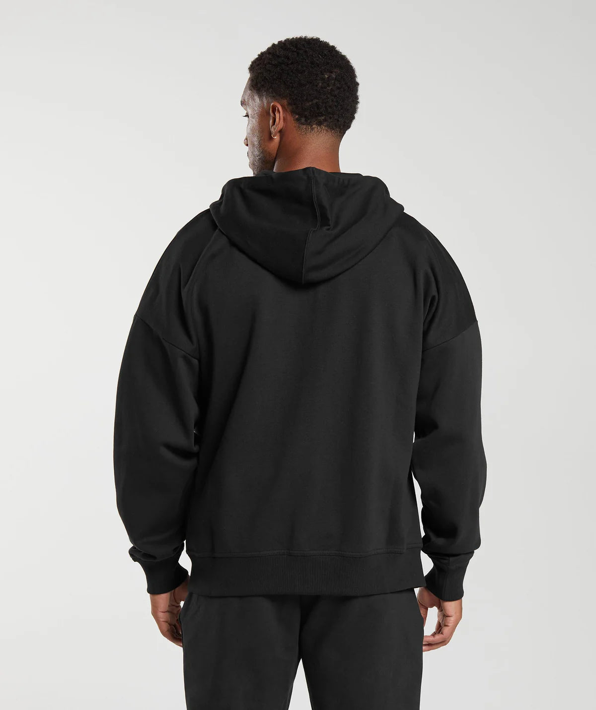 CREST OVERSIZED ZIP UP HOODIE - Hombre