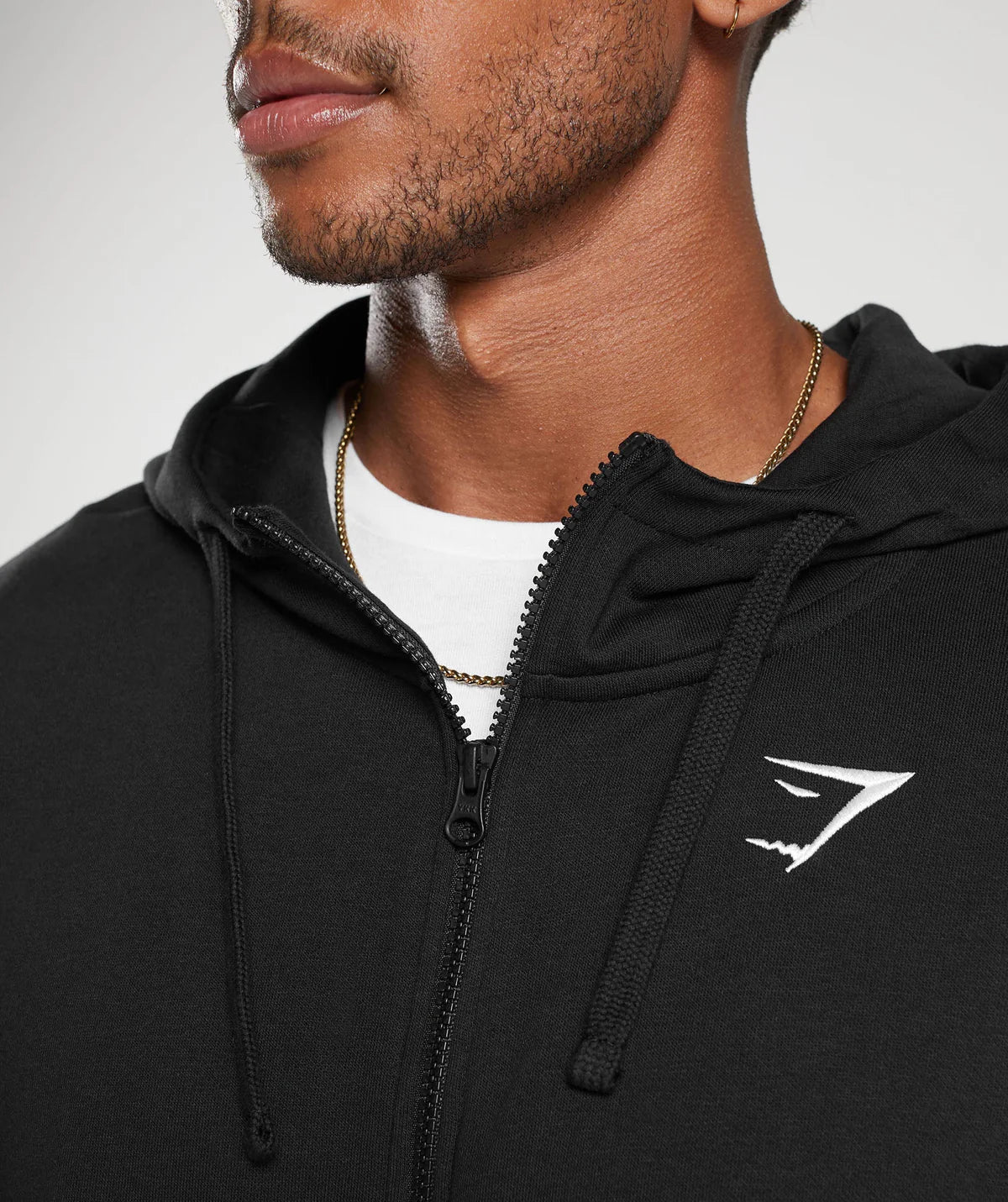 CREST OVERSIZED ZIP UP HOODIE - Hombre